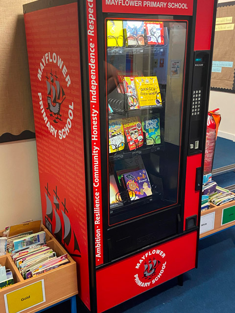 School Book Vending Machine